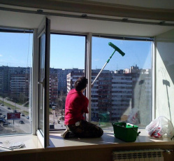 Мытье окон в однокомнатной квартире Миллерово
